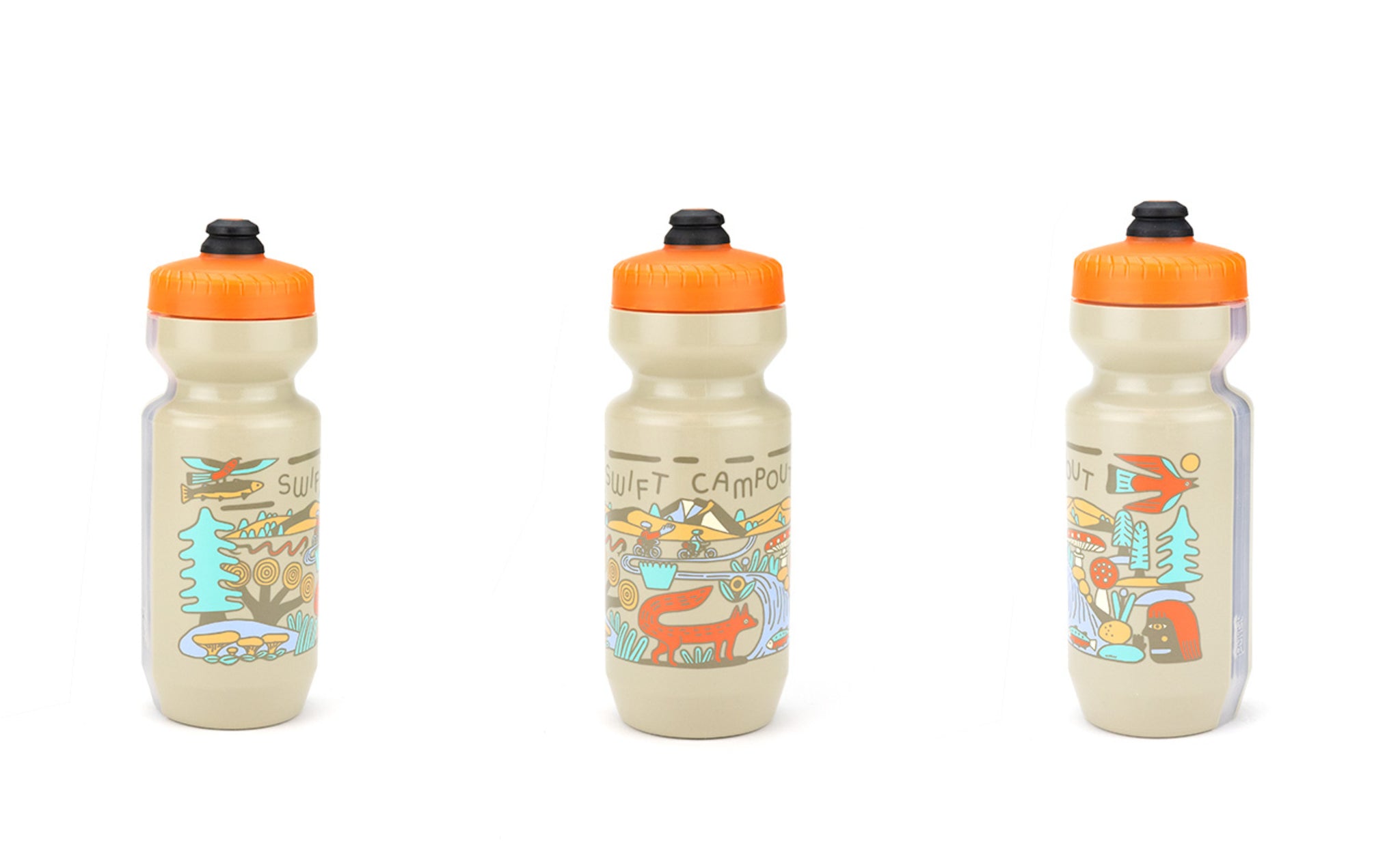 Swift Campout bottle design