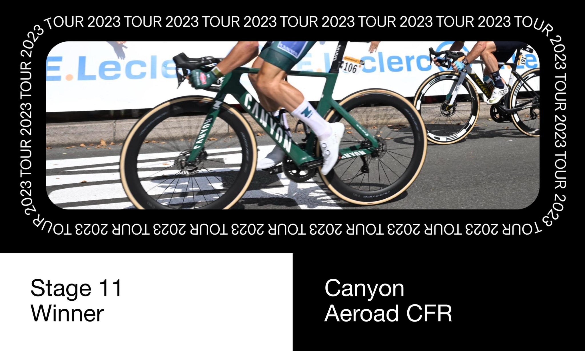 2023 Tour de France Stage 11 Winner Canyon Aeroad CFR