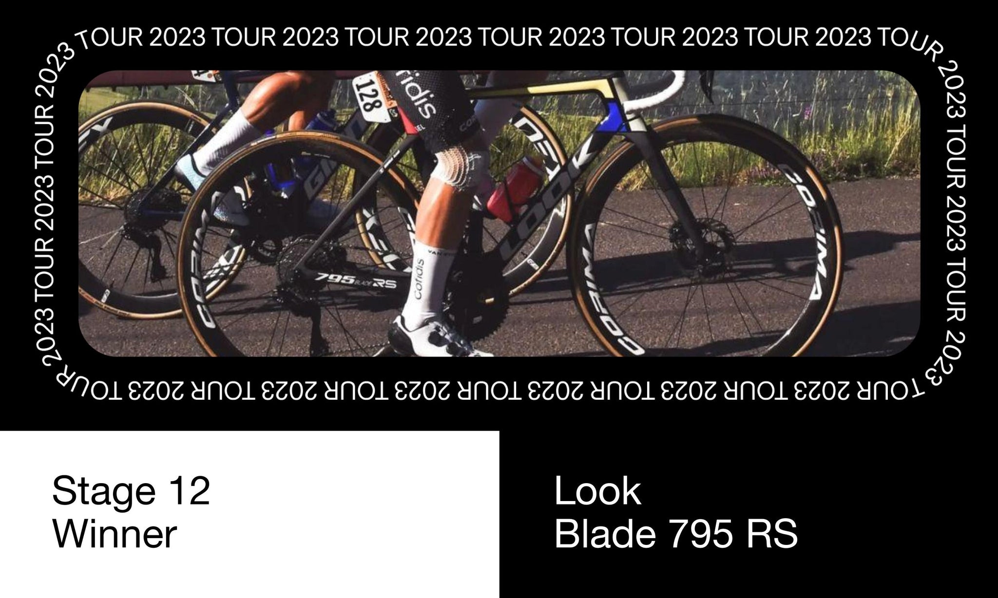 2023 Tour de France Stage 12 winner Look Blade 795 RS