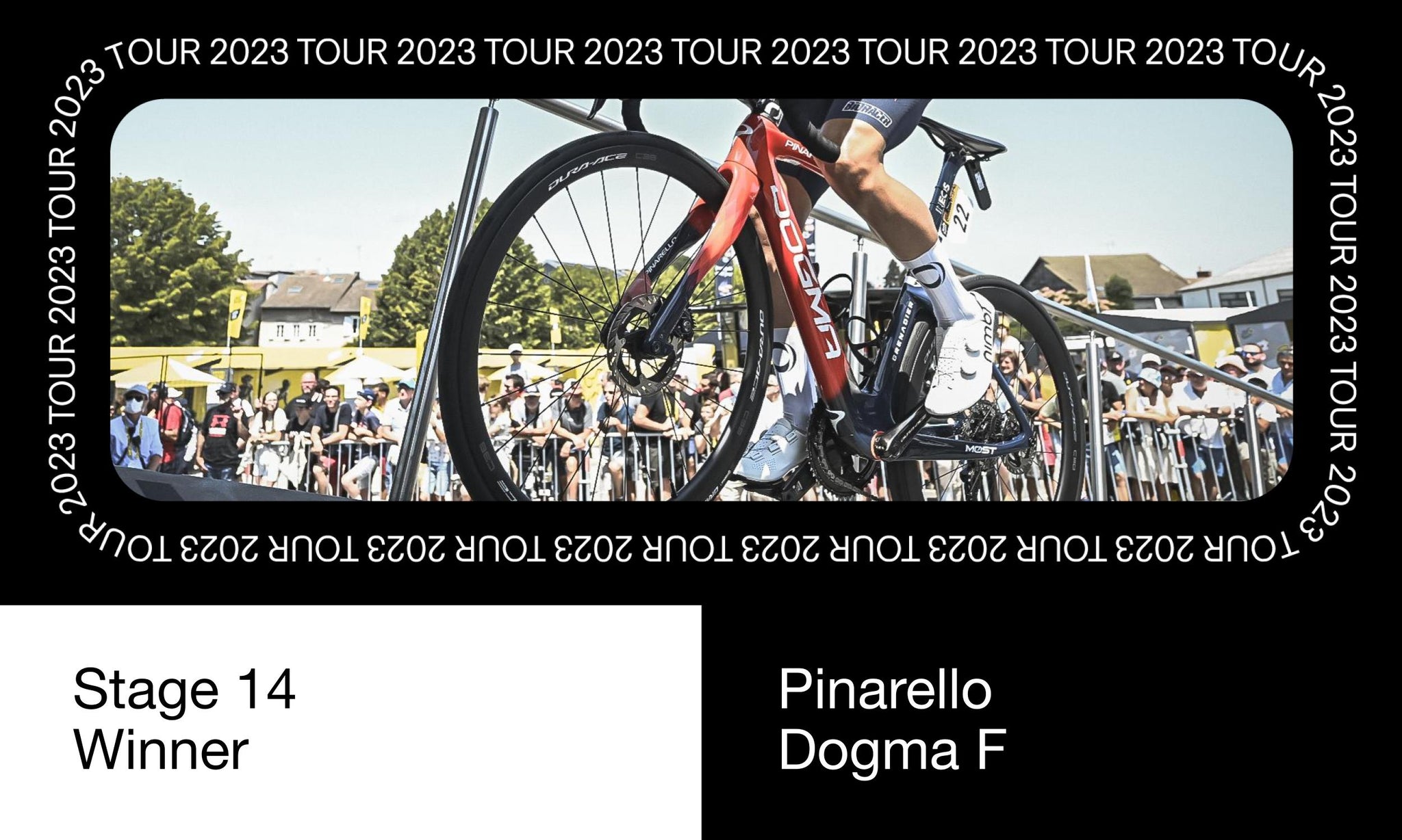2023 Tour de France Stage 14 winner Pinarello Dogma F