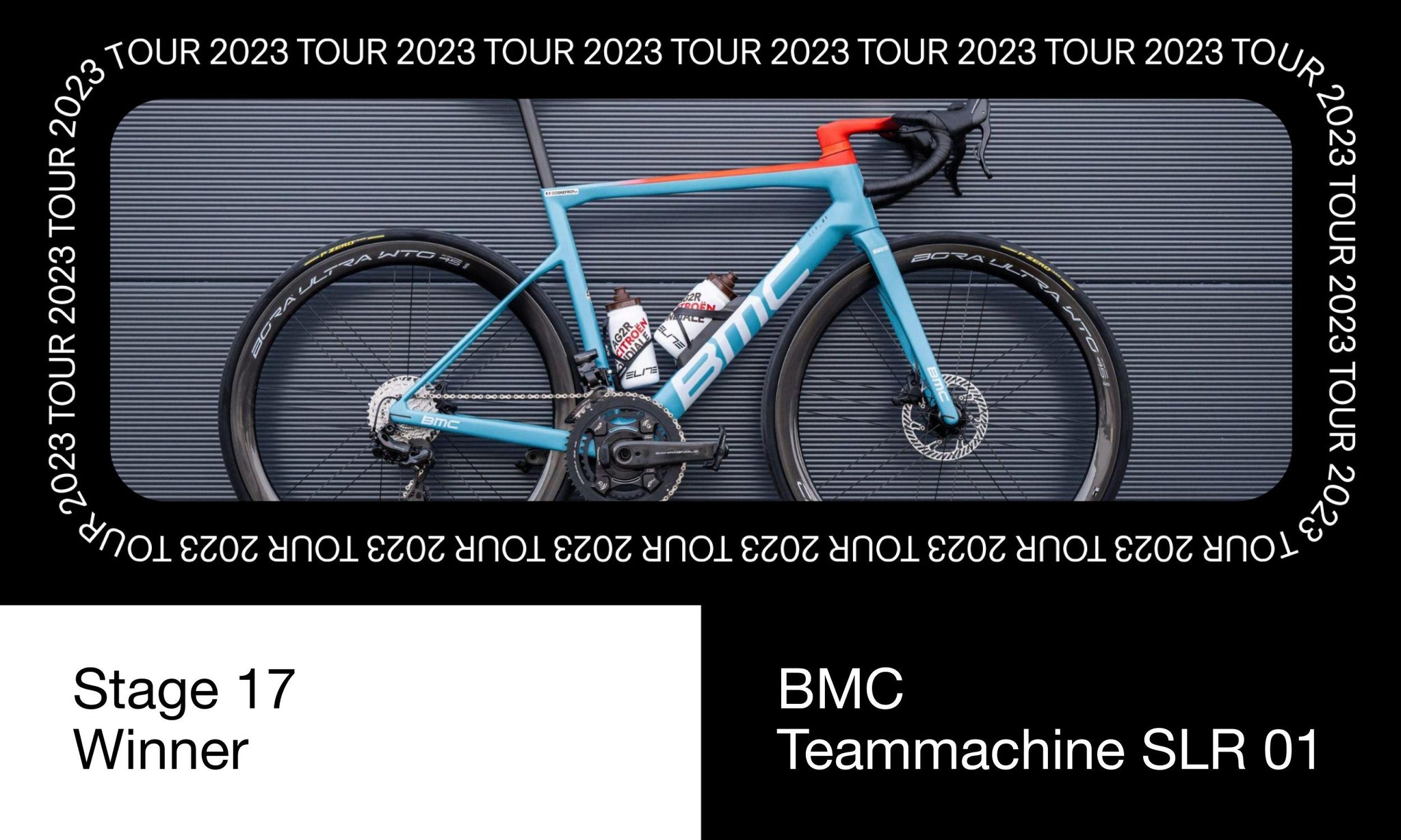 2023 Tour de France Stage 17 winner BMC Teammachine SLR01