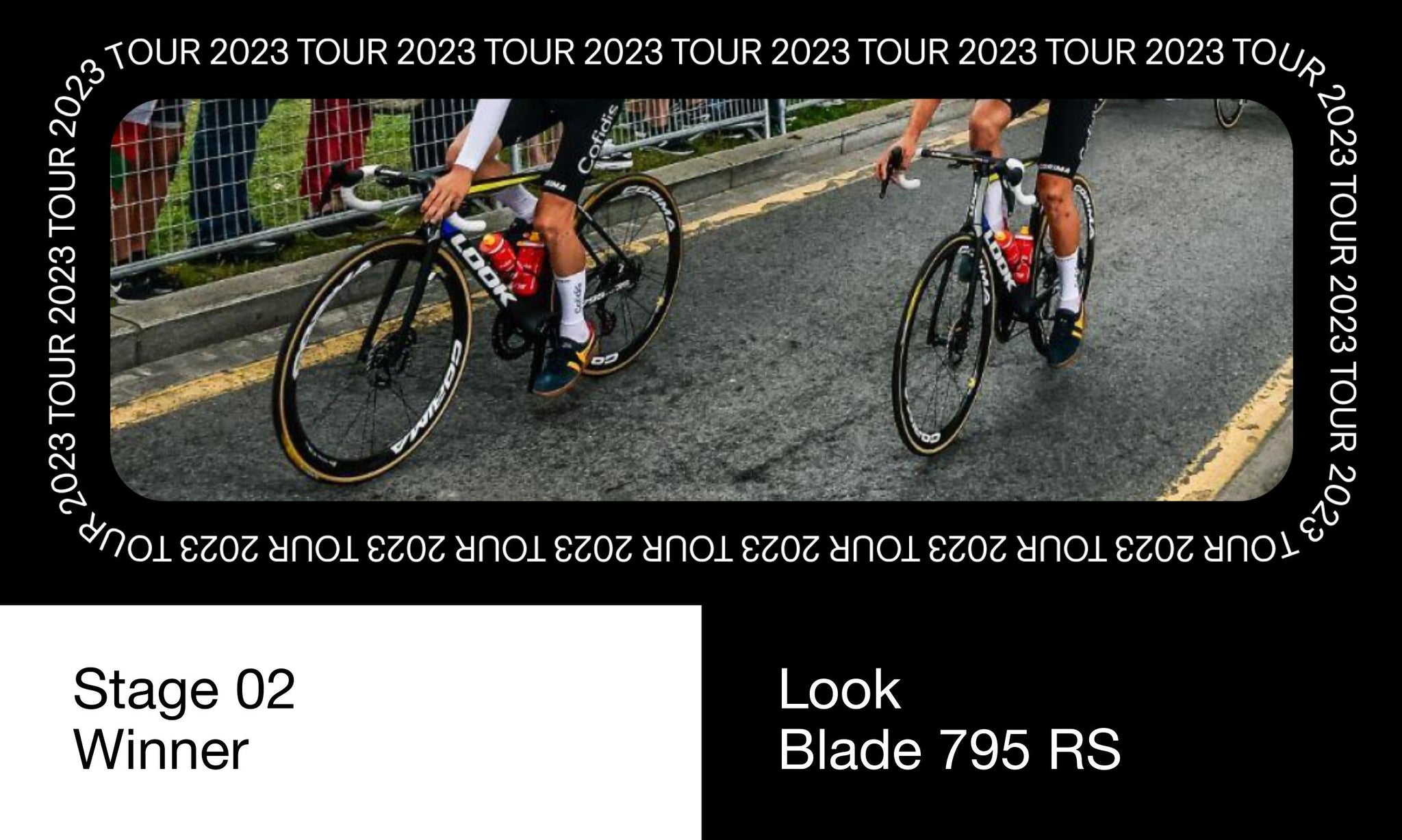 Tour de France Stage 2 winner bike Look Blade 795 RS