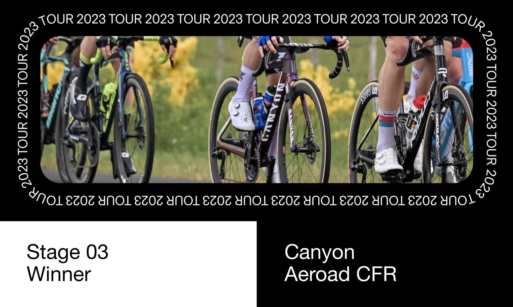 2023 Tour de France Stage 3 winning bike Canyon Aeroad CFR