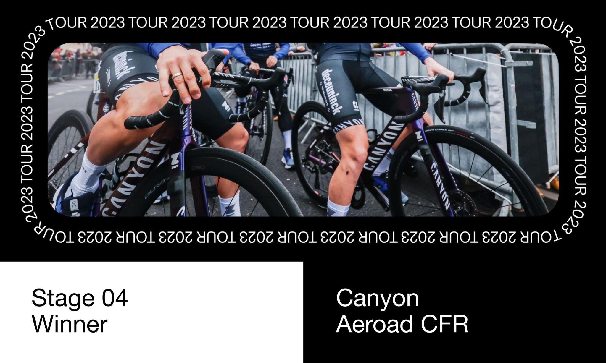 2023 Tour de France Stage 4 winner Canyon Aeroad CFR