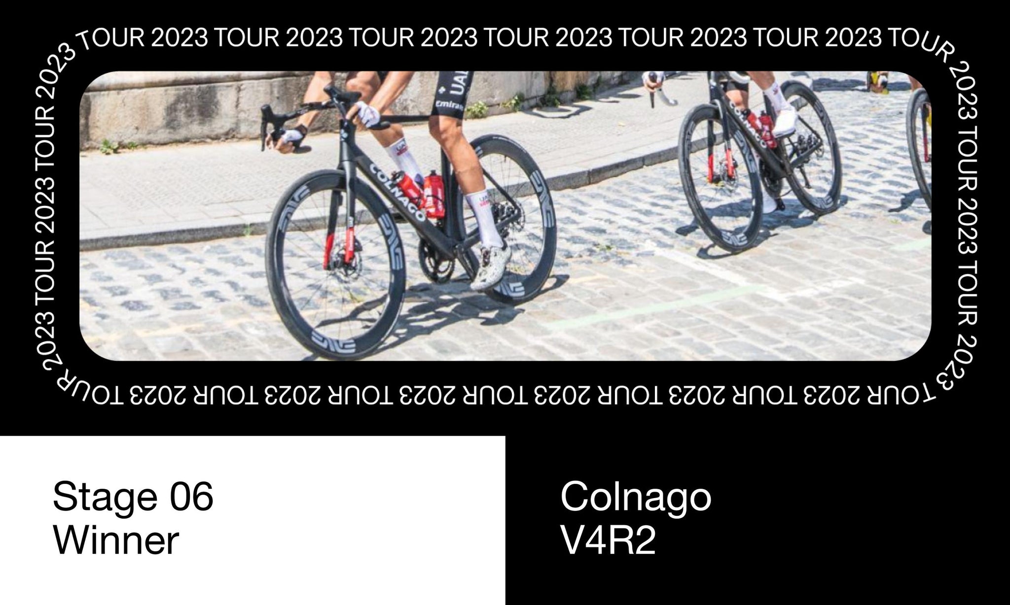 2023 Tour de France Stage 6 winner Colnago V4Rs Tadej Pogacar