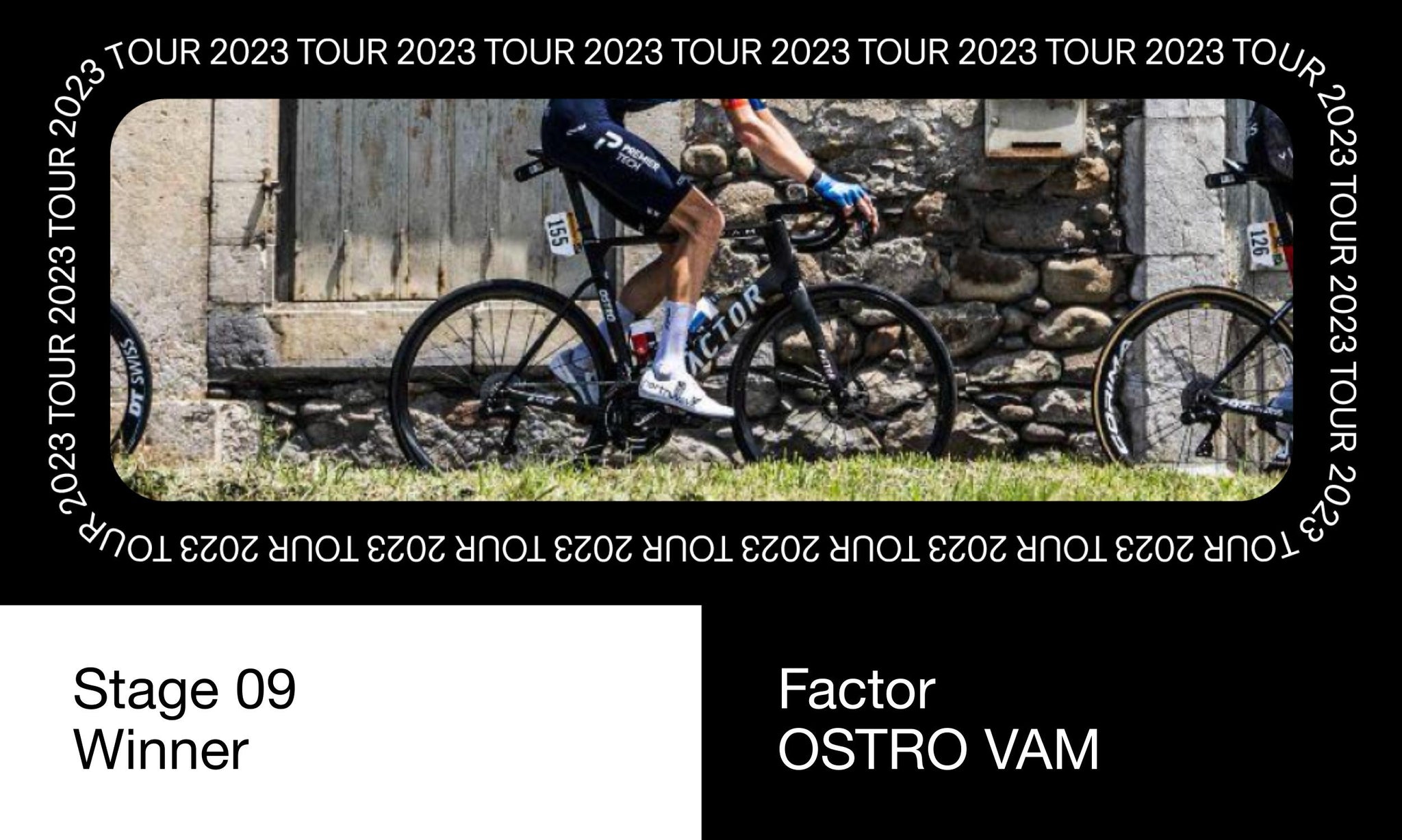 2023 Tour de France Stage 9 Winner Factor Ostro VAM