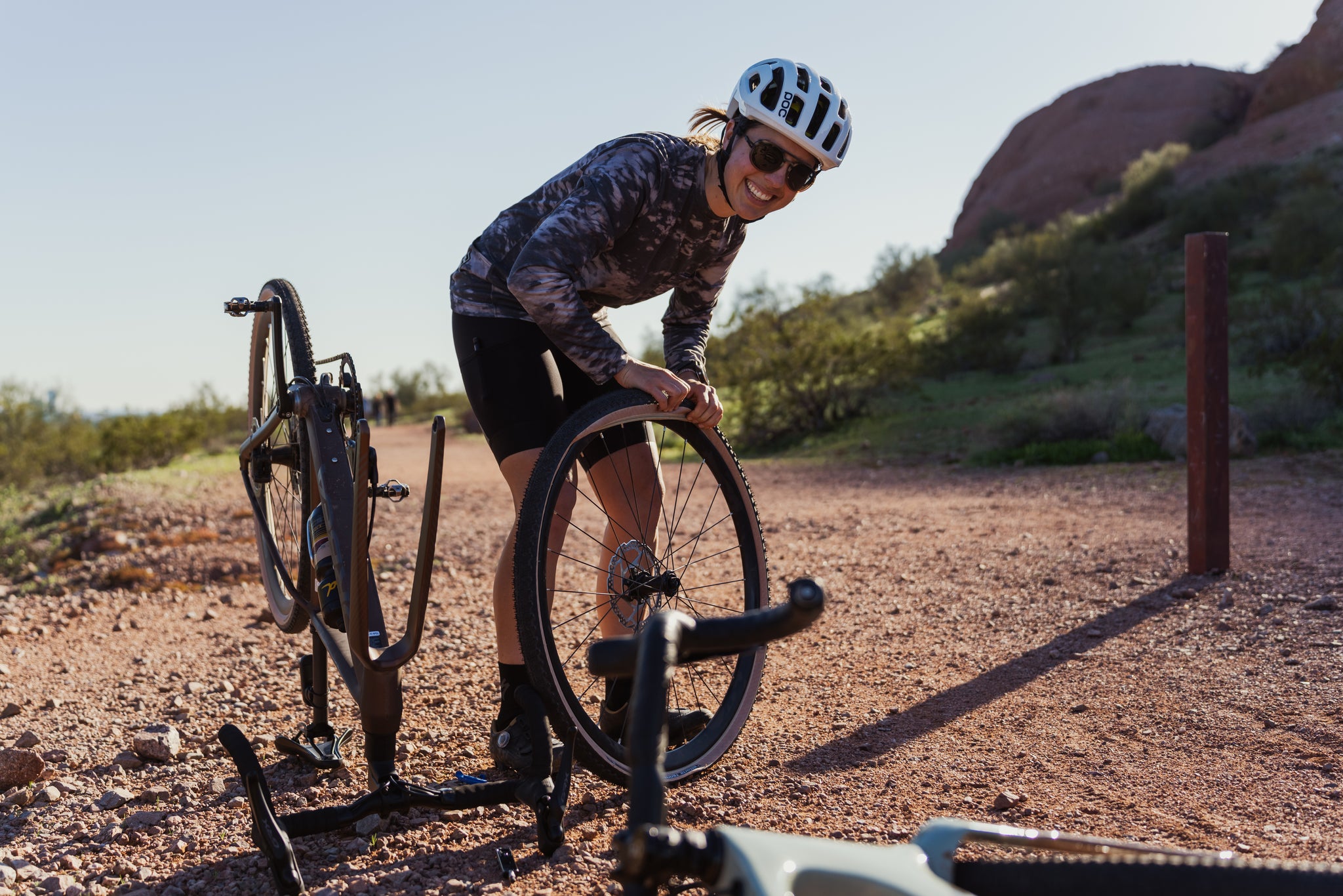 Bike tire puncture no flat kit