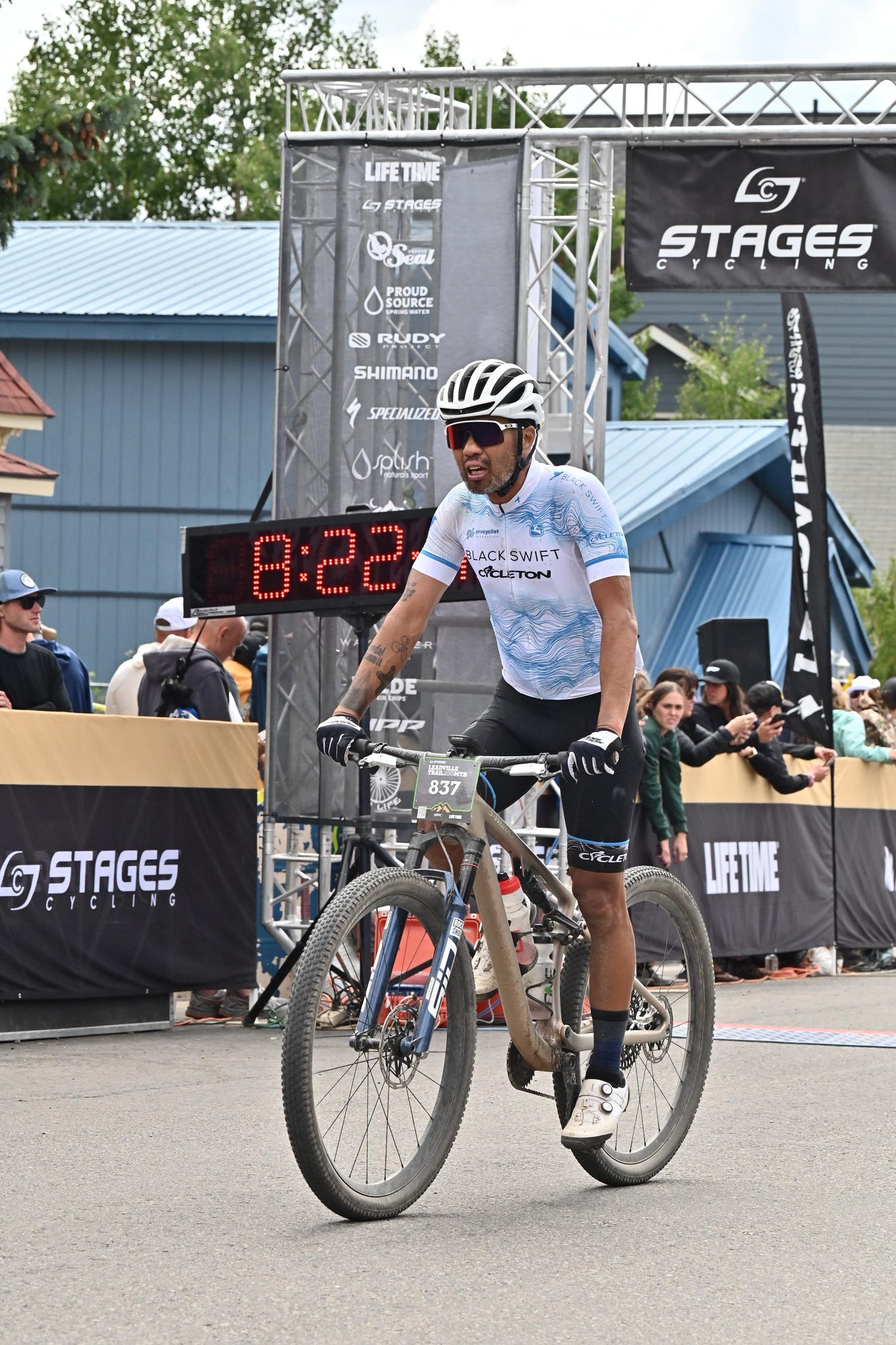 2023 Leadville Trail 100 MTB Craig at the finish