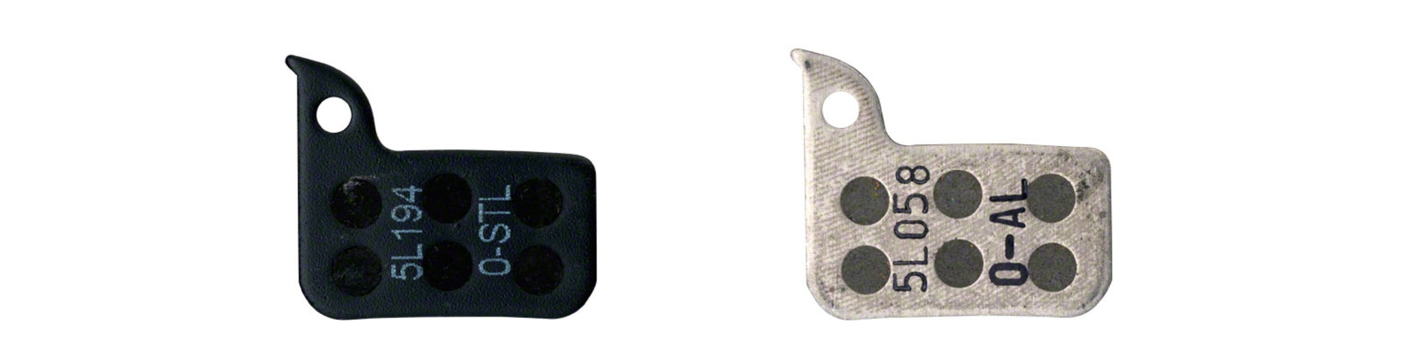 Bike disc brake pads steel vs. aluminum backing