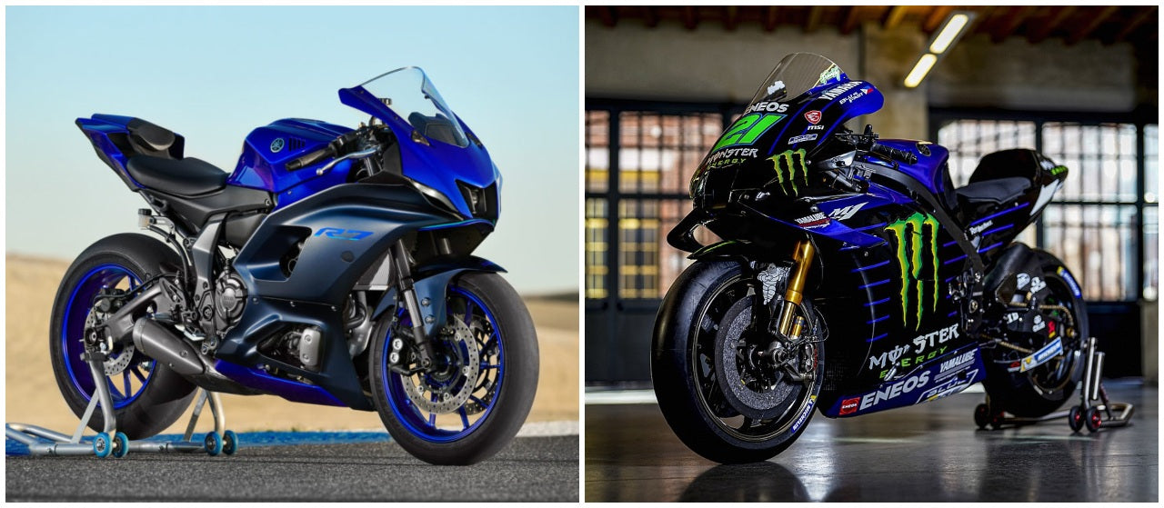 Yamaha r7 vs motogp