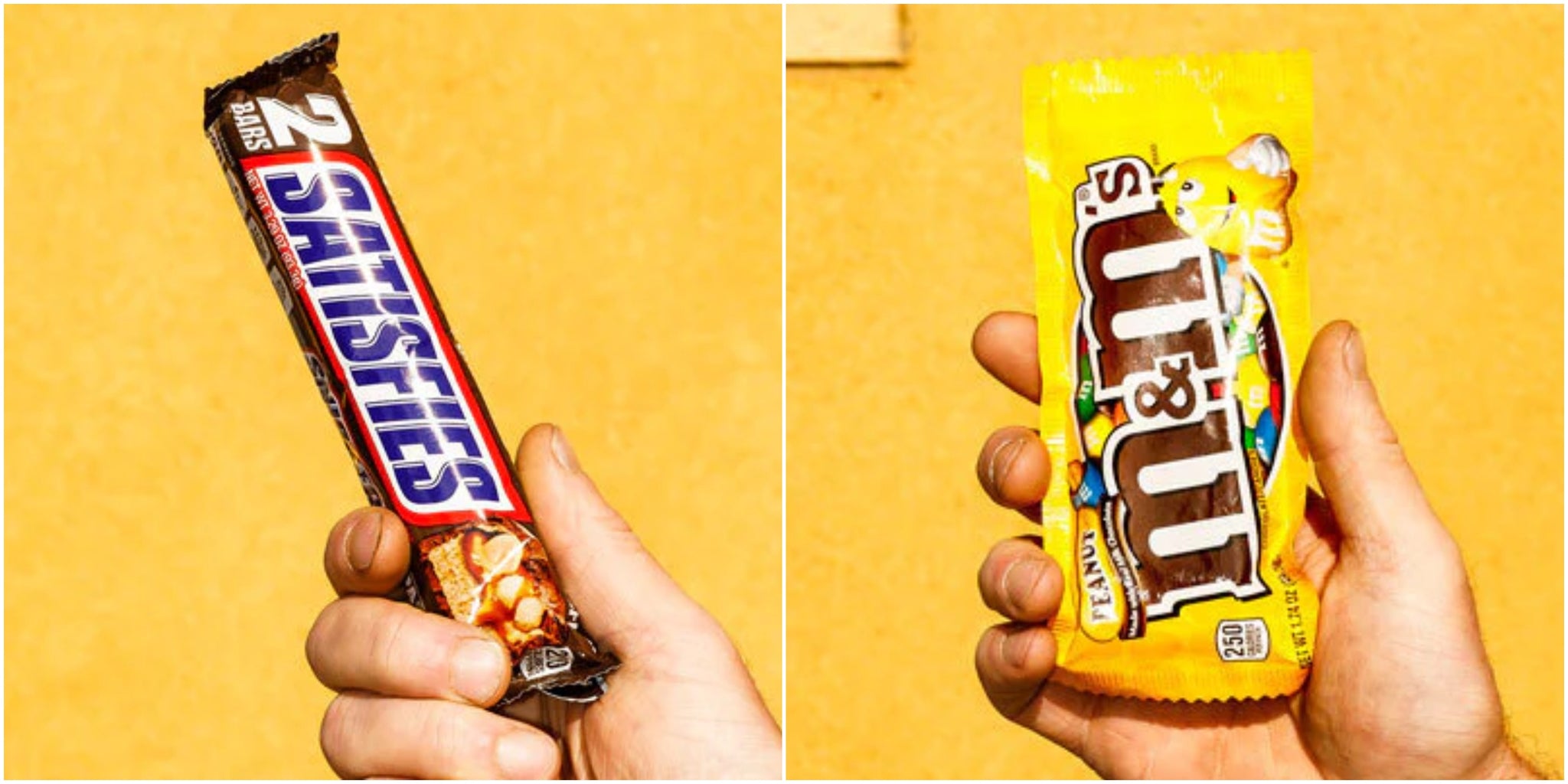Snickers and Peanut M&Ms for cycling