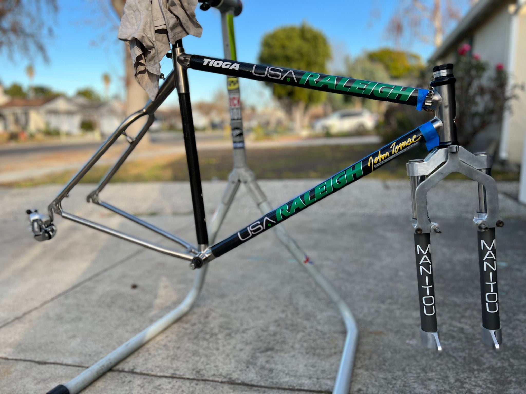 John Tomac Raleigh signature restoration