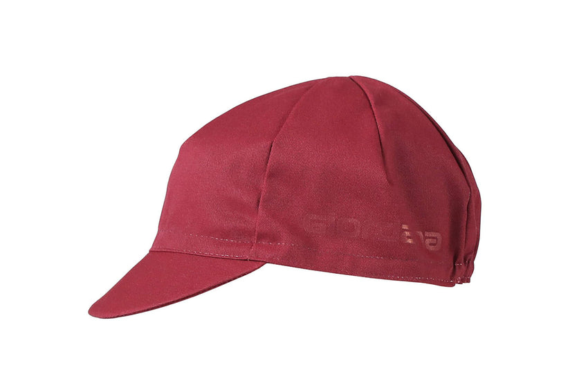 Giordana Solid Cotton Cap Sangria drive side