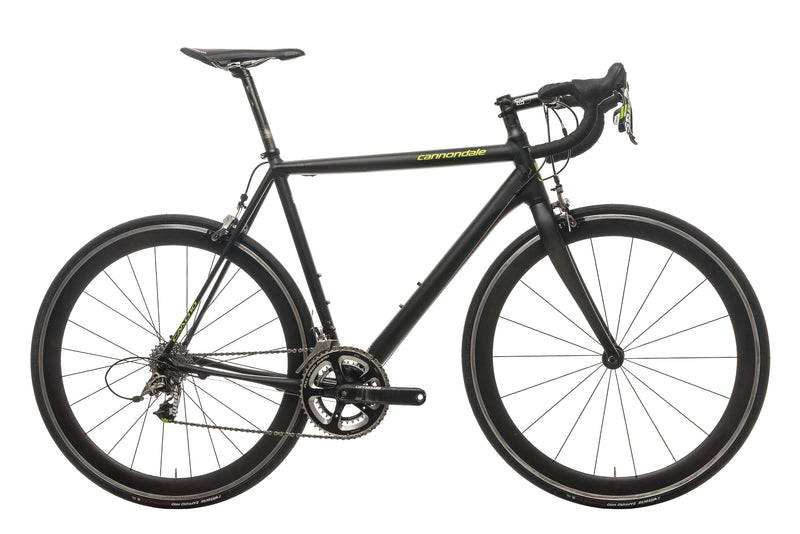 cannondale black road bike