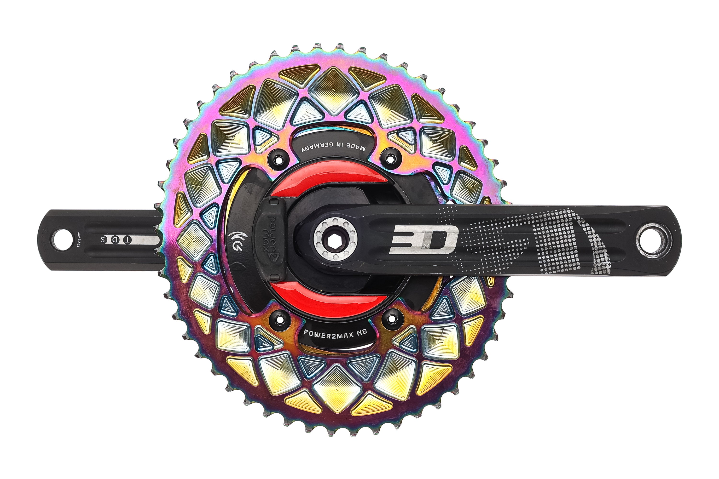 Rotor 3D24 w/ Power2Max Ng Crankset 11 Speed 172.5mm 52/36T Oval Rings  110mm BCD 24mm Spindle