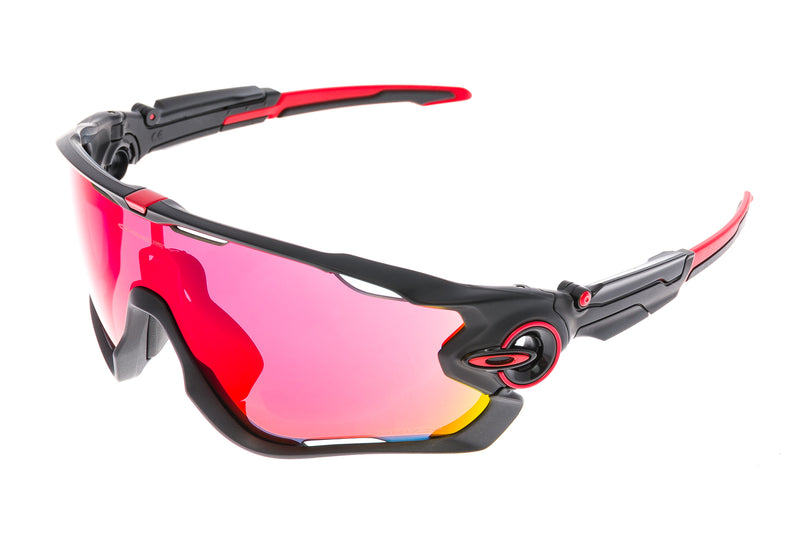 black and red oakleys