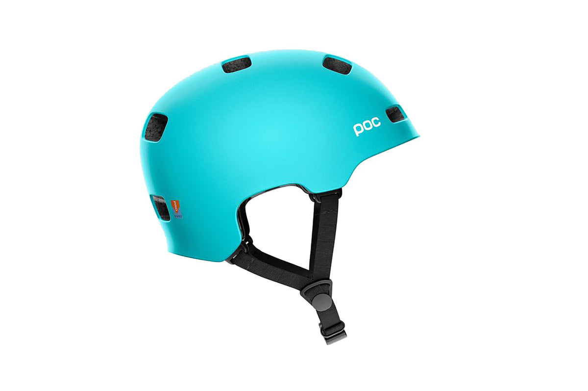 Poc Crane Bike Helmet Kalkopyrit Blue Matt The Pros Closet 