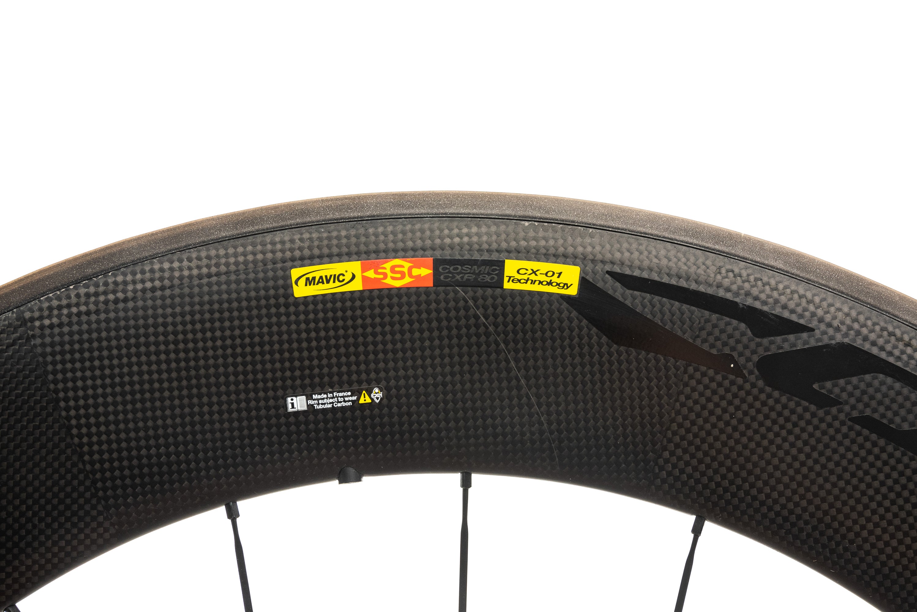 Mavic Cosmic CXR 80 Carbon Tubular 700c Wheelset | The Pro's Closet