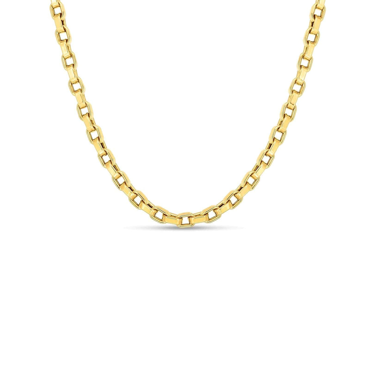 square link chain necklace