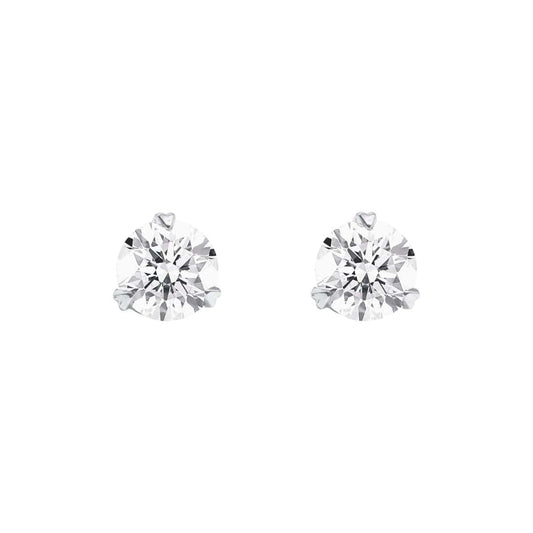 Lab Grown Diamond Stud Earrings 2 Total Carat Weight