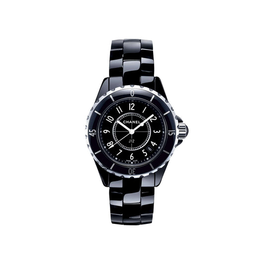 Shop CHANEL J12 Mirror Ceramic & Stainless Steel Bracelet Watch