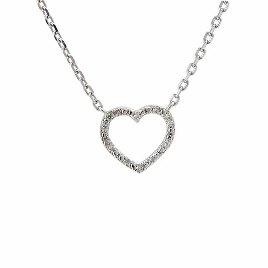 Louis Vuitton Silver Quatrefoil Diamond Necklace Silvery Metal ref