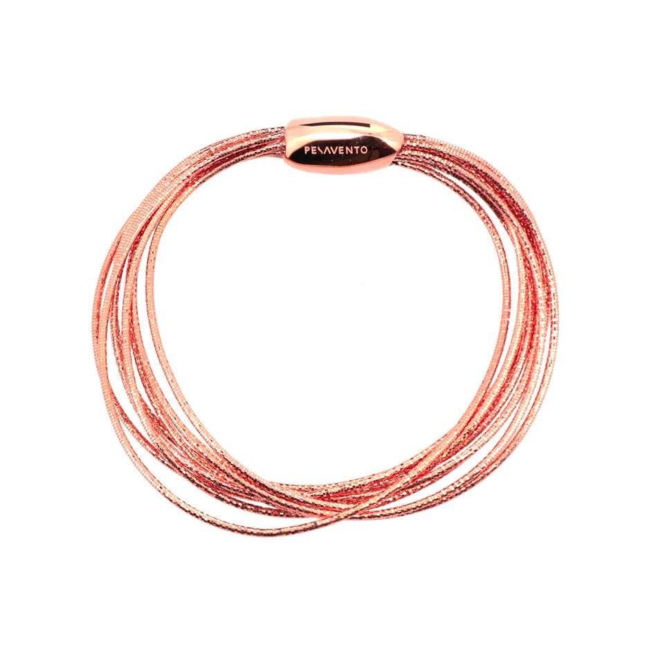 DNA SPRING THIN BRACELET - ROSE GOLD 