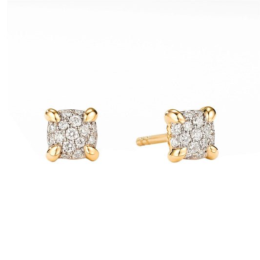 CHANEL White Gold and Diamond N˚5 Transformable Earrings