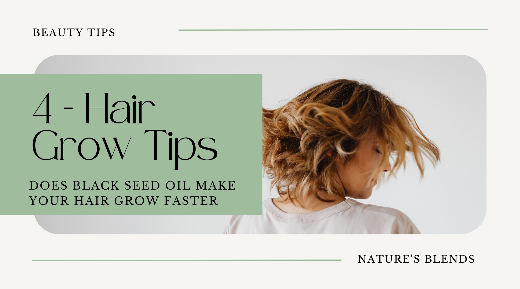 does black seed oil make your hair grow faster