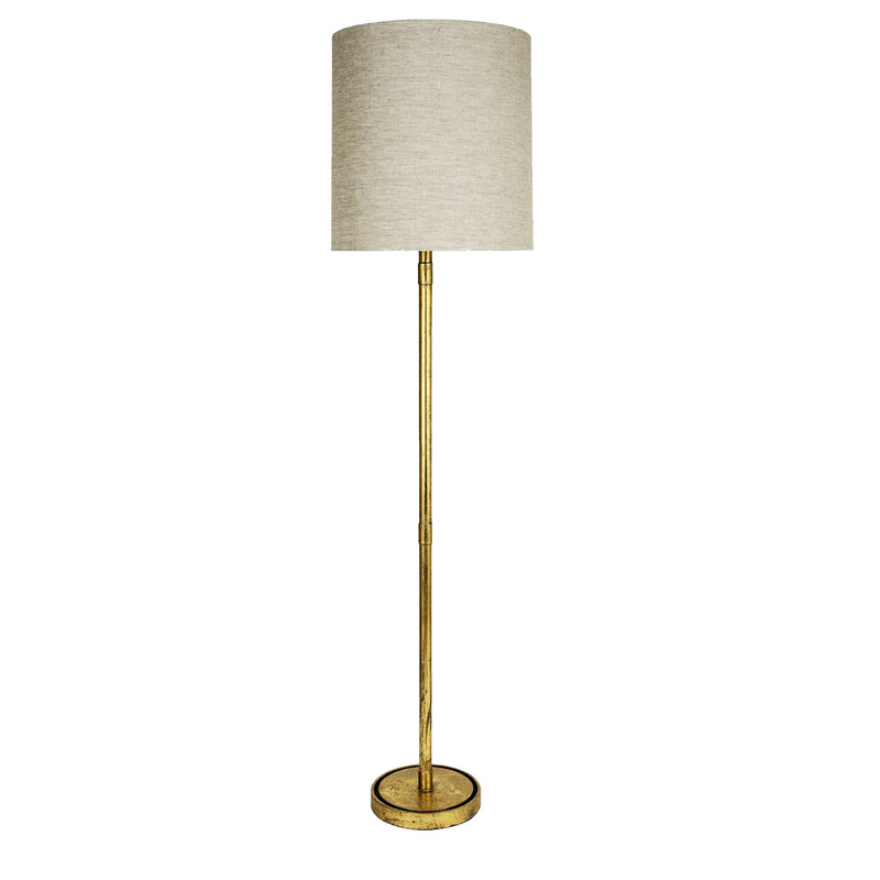 gold leaf floor lamp