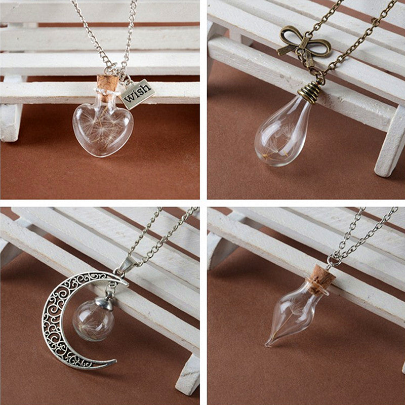 Wish Glass Bottle Necklace