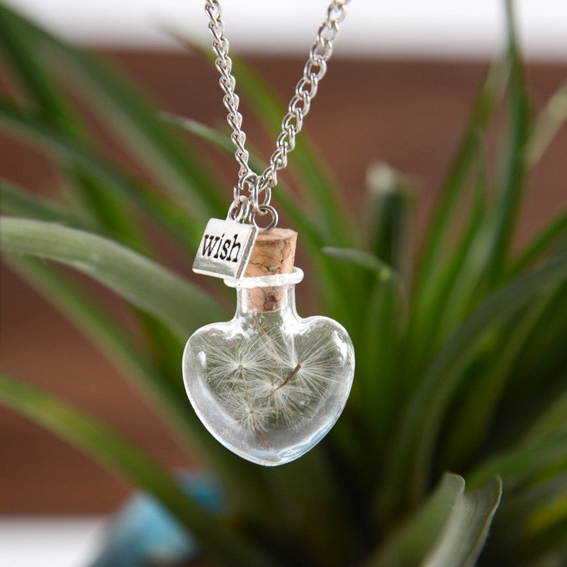 Wish Glass Bottle Necklace