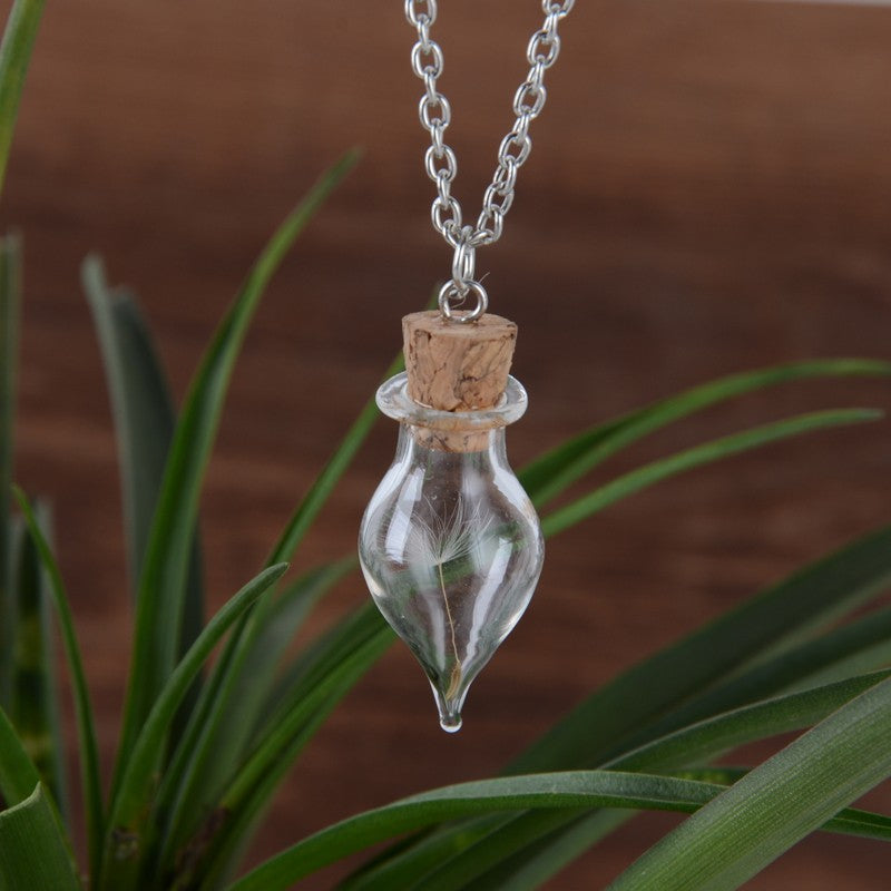 Wish Glass Bottle Necklace