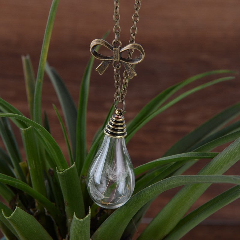 Wish Glass Bottle Necklace