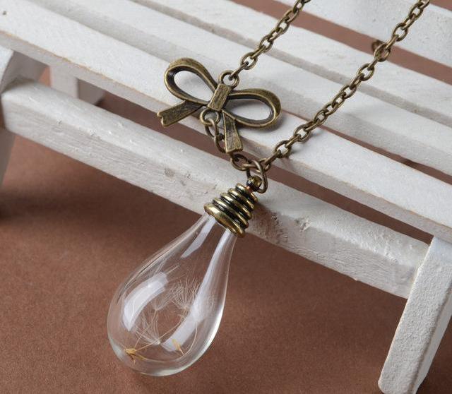 Wish Glass Bottle Necklace