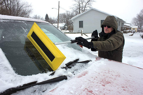 How to use a Snow Broom