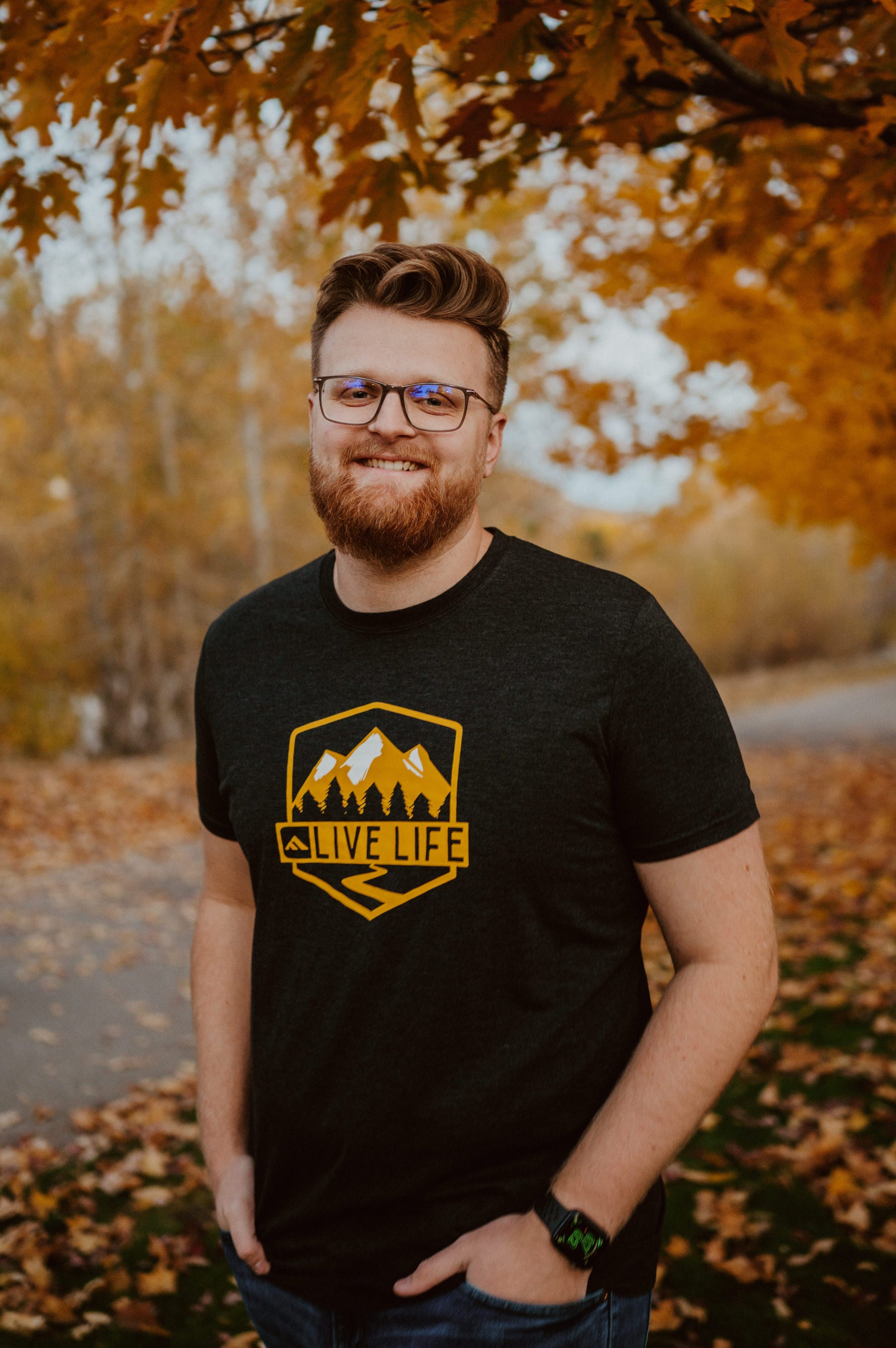 Premium Badge Tee Black