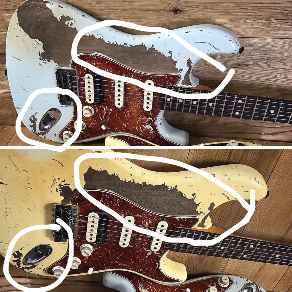 fender custom shop relic comparison