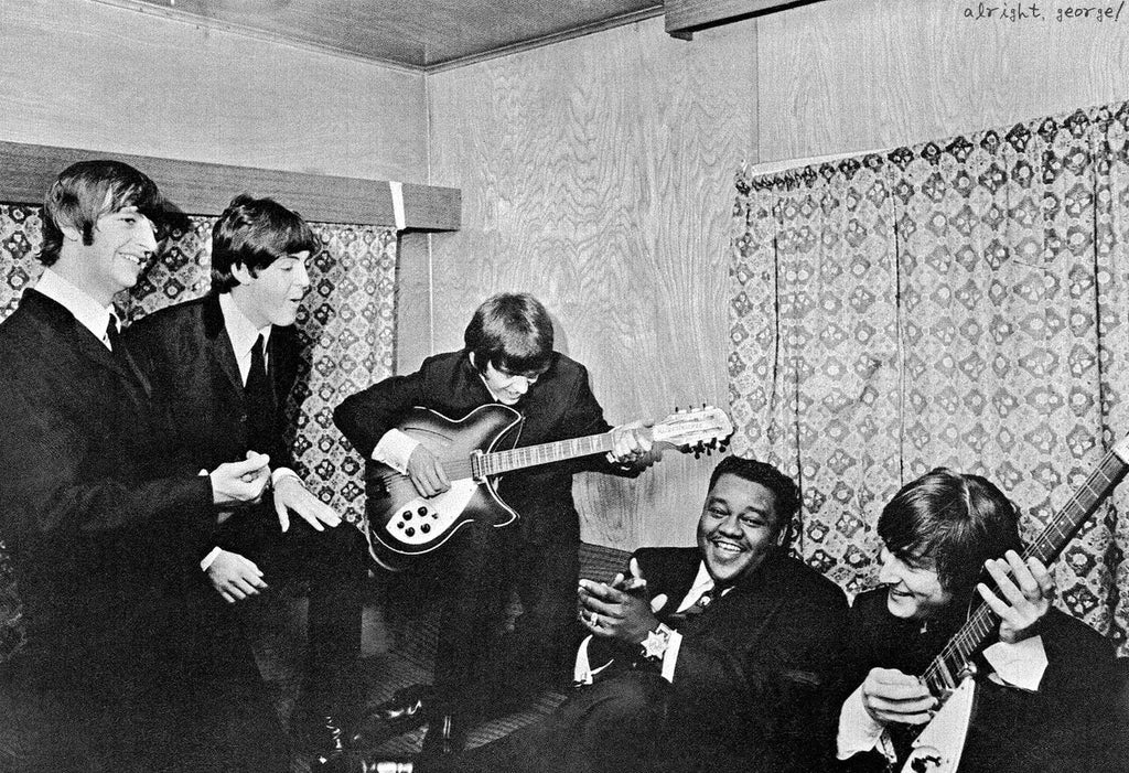 fats domino in picture with the beatles