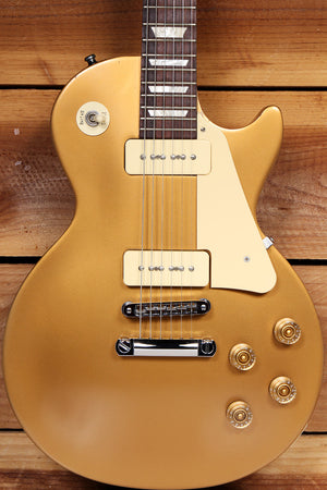 GIBSON 2013 LES PAUL 50s TRIBUTE P90 Goldtop Special Stained Back Grov –  Still Kickin Music