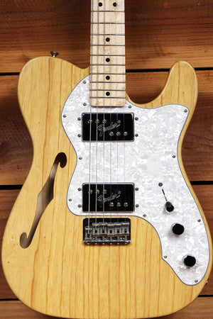 FENDER 72 TELECASTER DELUXE THINLINE Re-Issue Natural Semi-Hollow