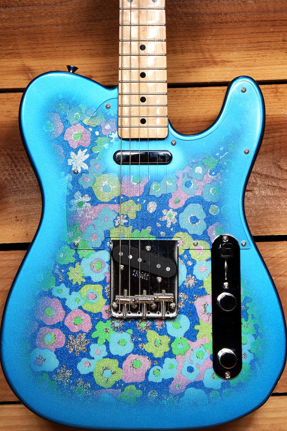 blue flower telecaster