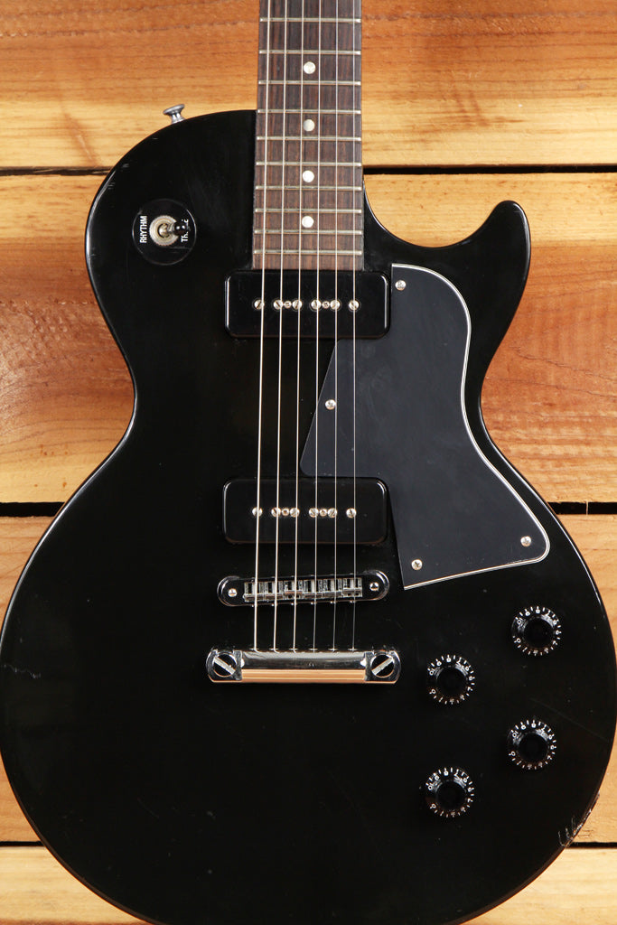 GIBSON LES PAUL JUNIOR SPECIAL 2001 Ebony Dual P90 Gloss Black Jr 1503