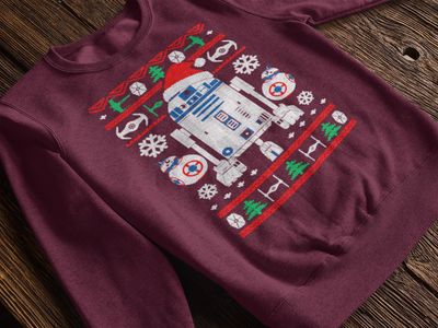 R2D2 Star Wars Ugly Christmas Sweatshirt