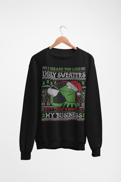 Kermit The Frog Ugly Christmas Sweatshirt