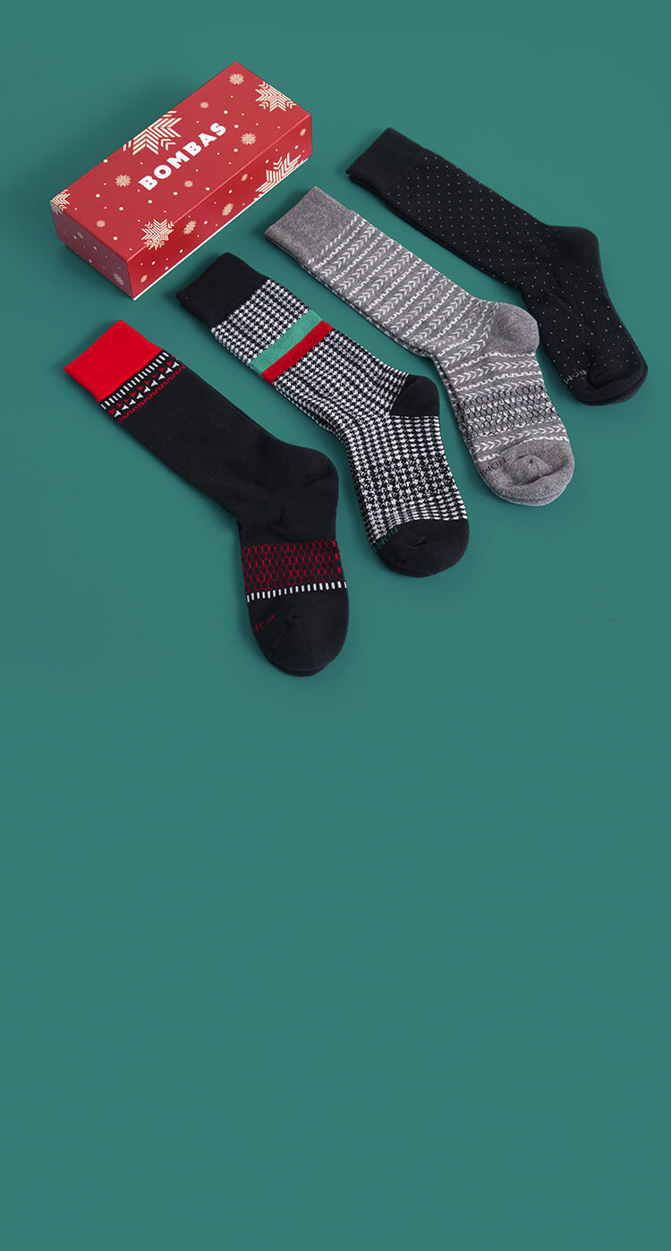 mens holiday dress socks