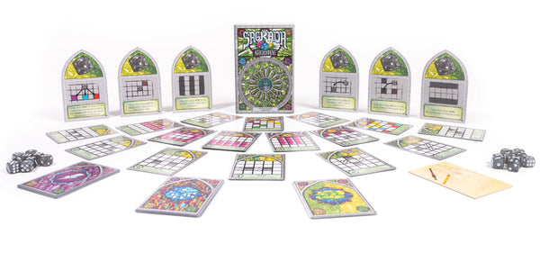 Sagrada: Glory - The third in the series of Great Façade expansions to Sagrada!