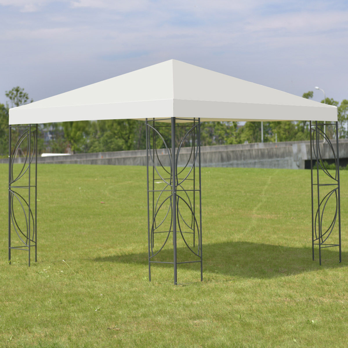 Natural Elements By L Patio 10 X10 Square Gazebo Canopy Tent