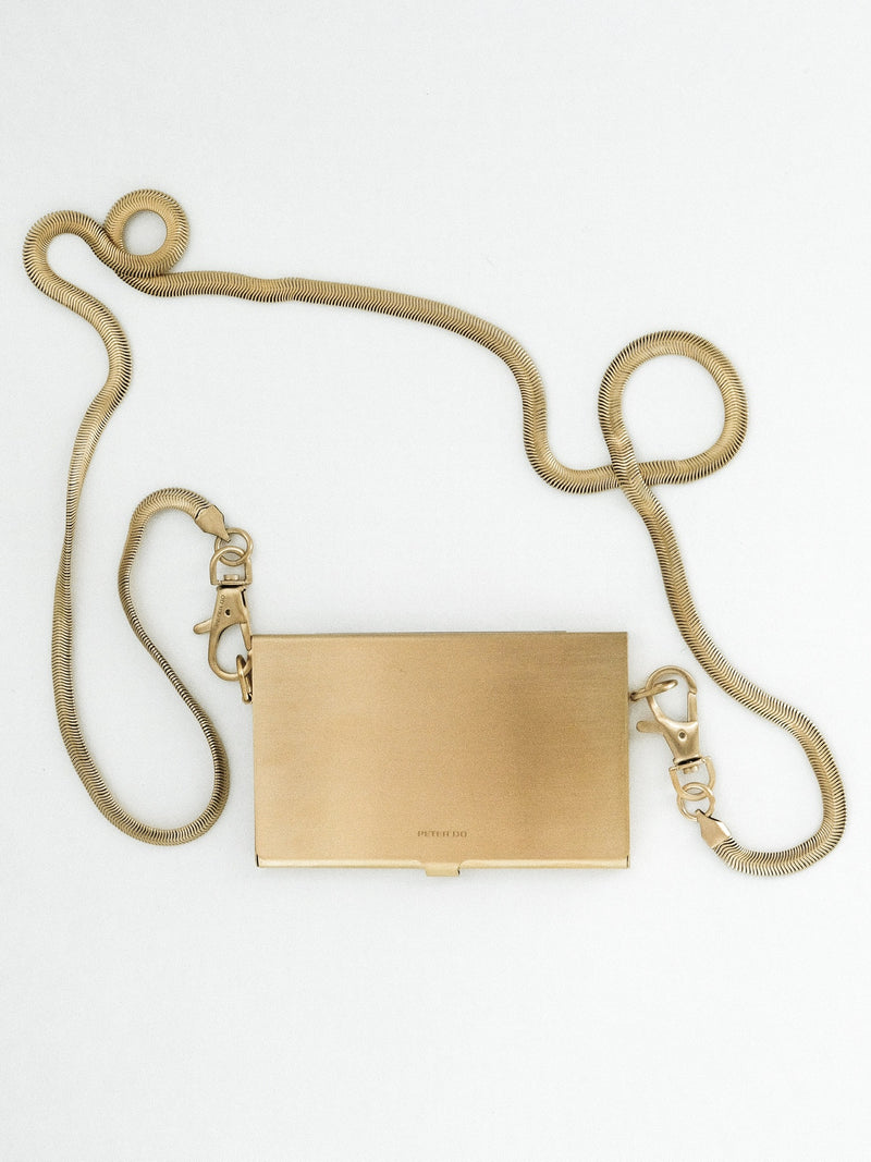 gold card case