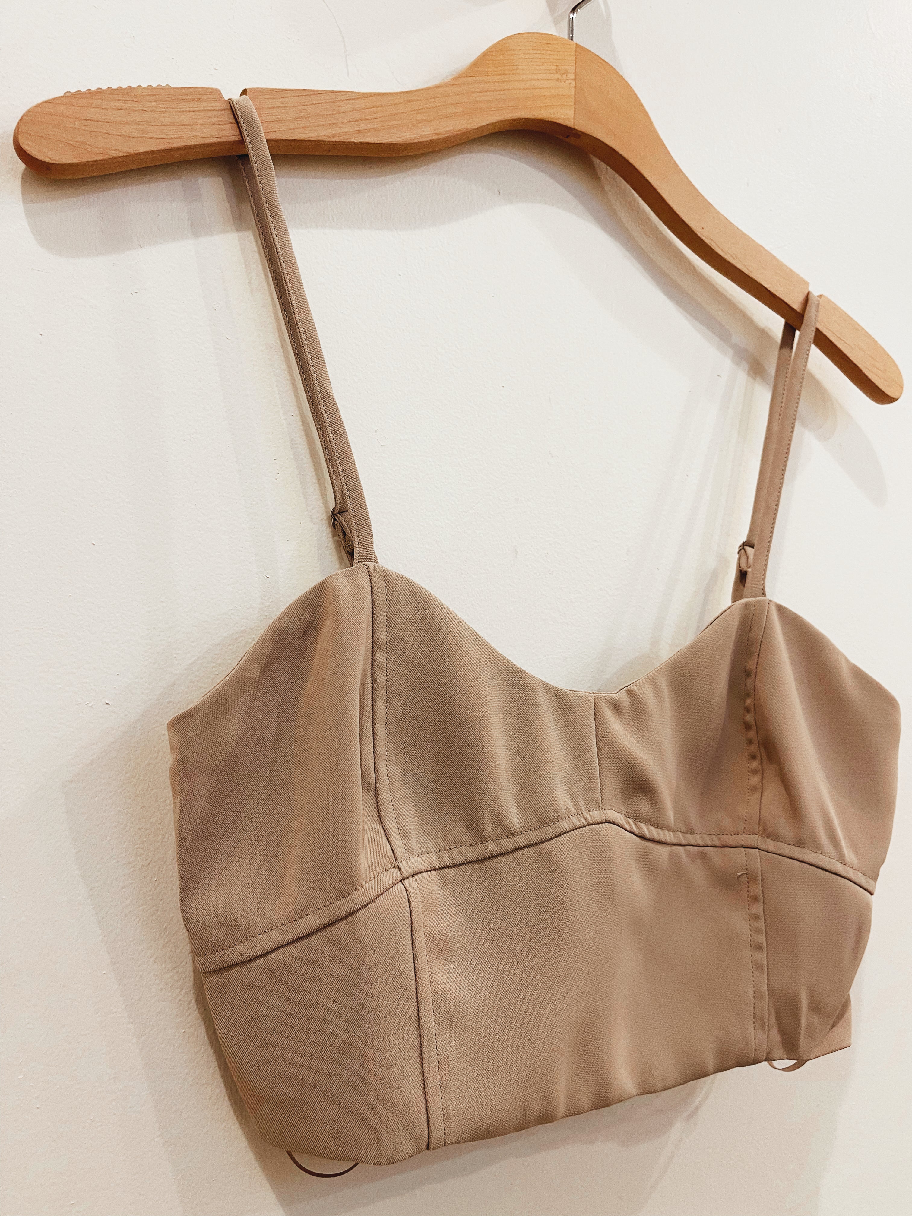 Cropped Bustier Camisole